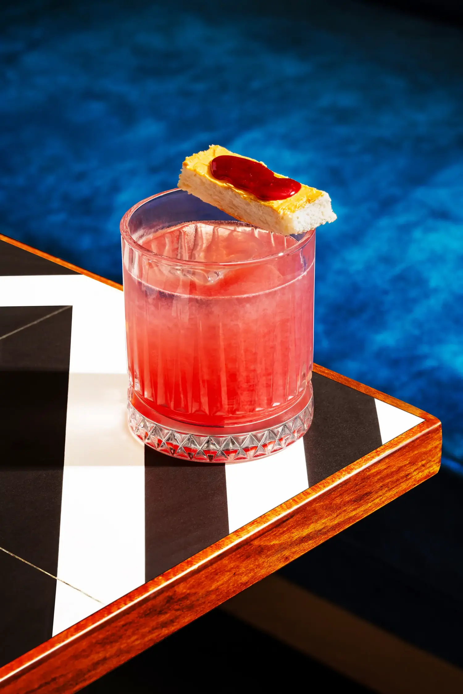 Jam Session with its peanut and raspberry toast garnish